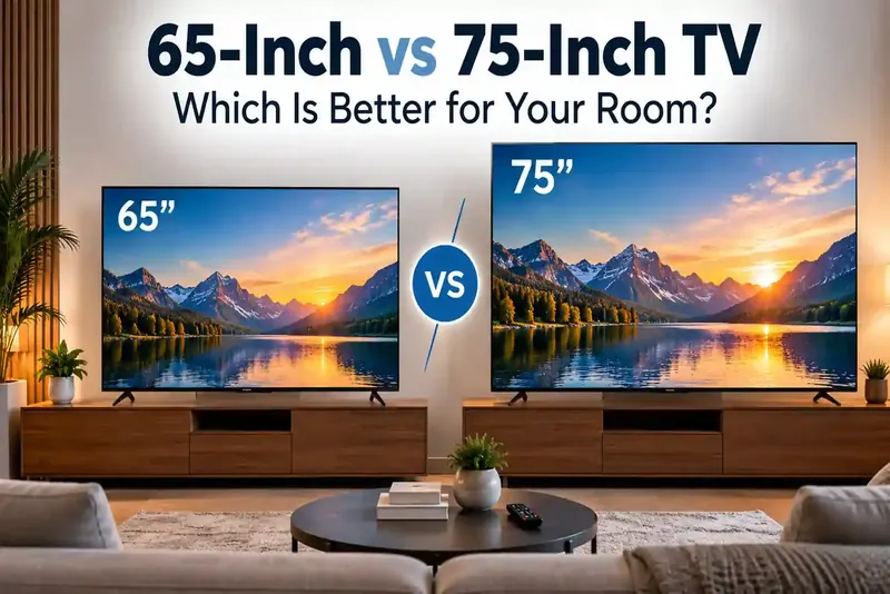 65-Inch vs 75-Inch TV: Which Is Better for Your Room?