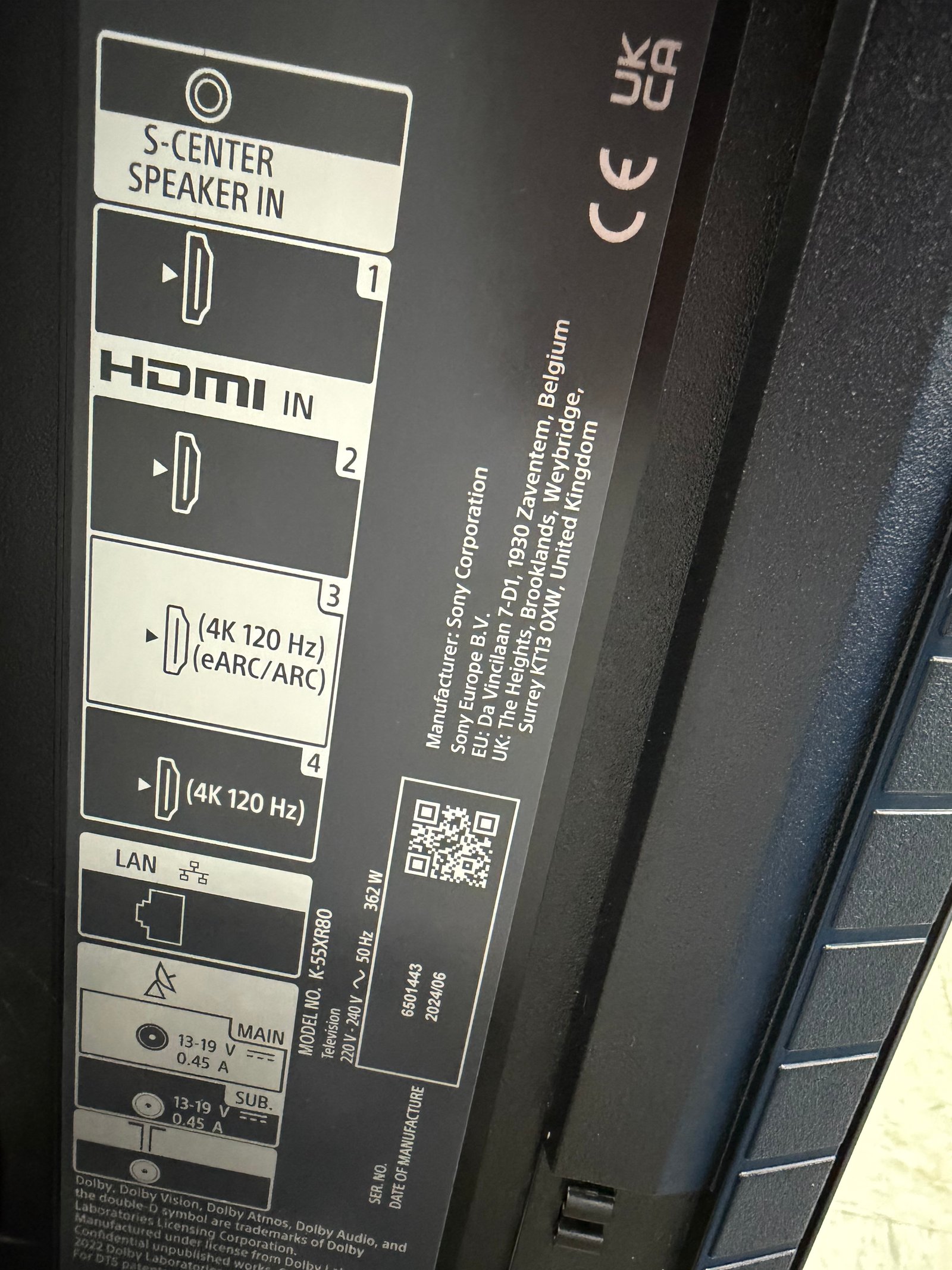 55 Sony oled