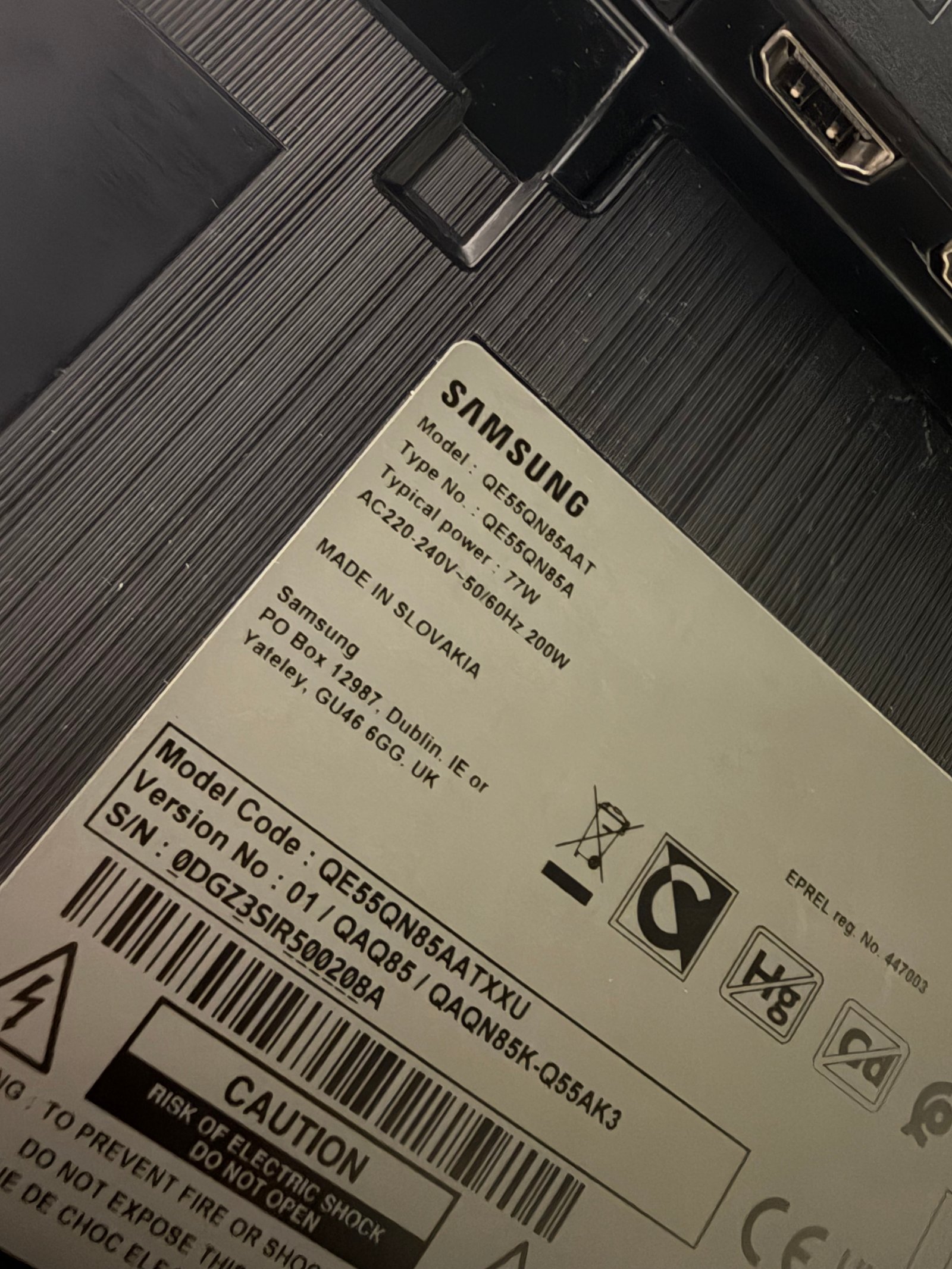 55 Neo qled Samsung